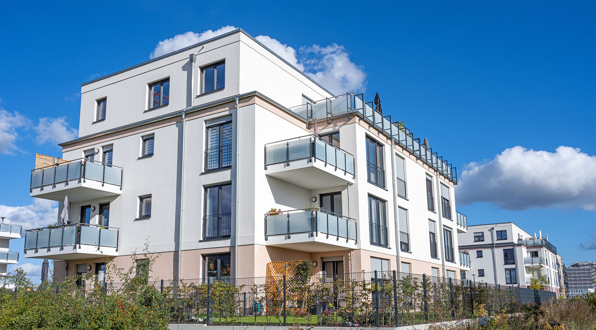 Low rise stock apartment image