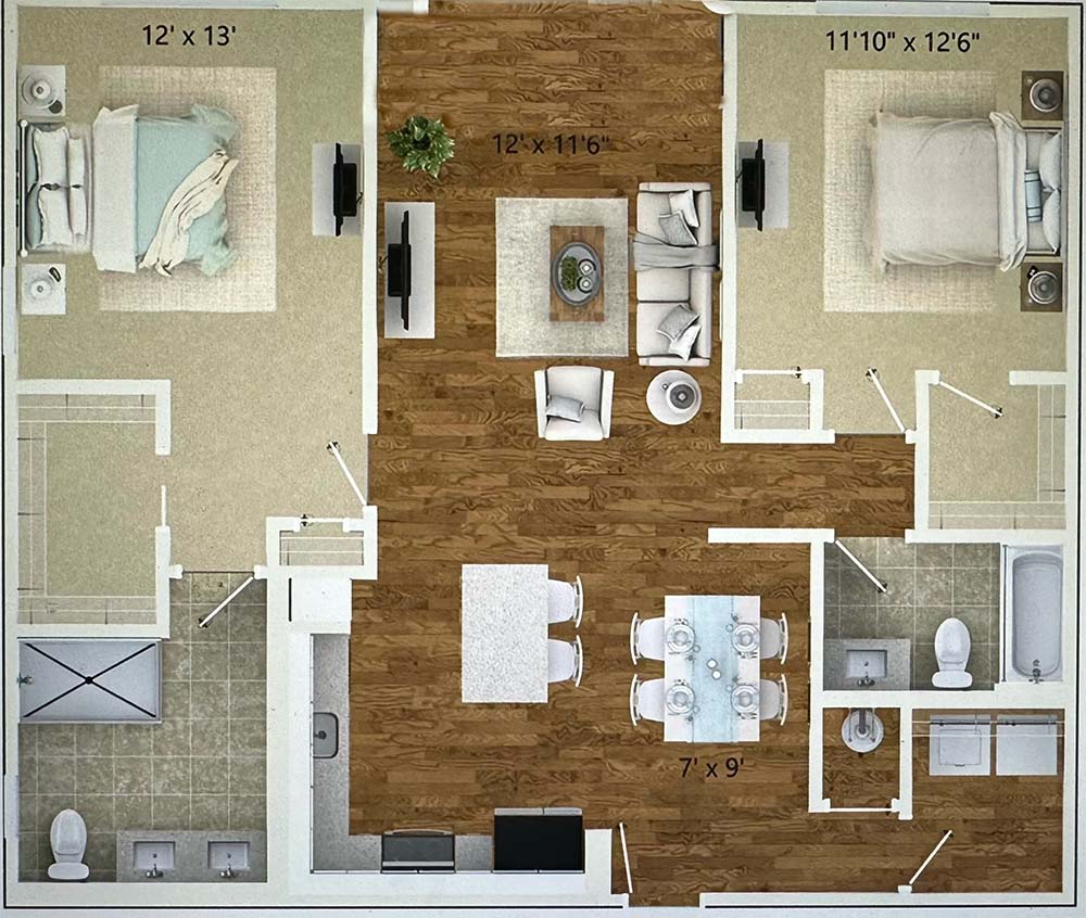 Sample floor plan